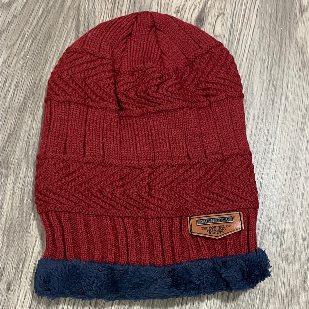 Red and Blue Beanie